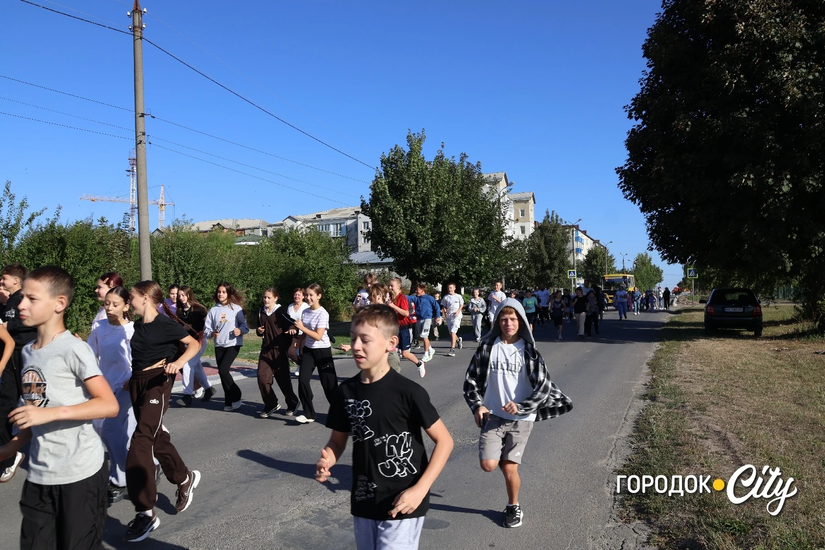 У Городоцькому ліцеї №3 всешкільним забігом відзначили Тиждень спорту