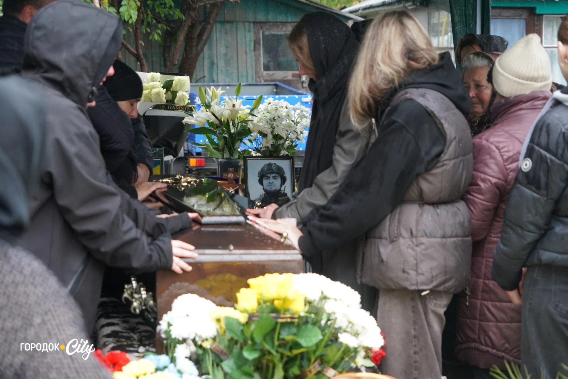 У Городку попрощалися із загиблим захисником Савелієм Грицаєм