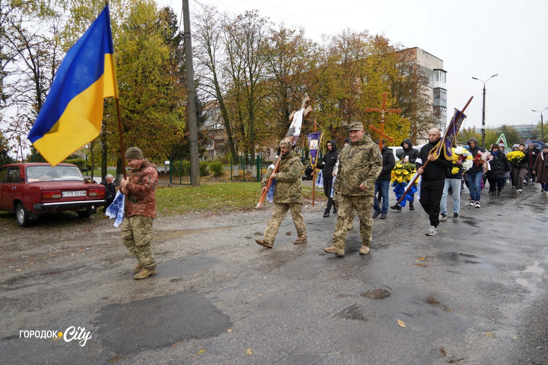 У Городку попрощалися із загиблим захисником Савелієм Грицаєм