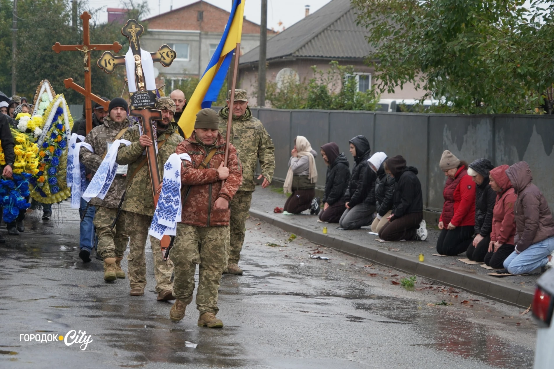У Городку попрощалися із загиблим захисником Савелієм Грицаєм
