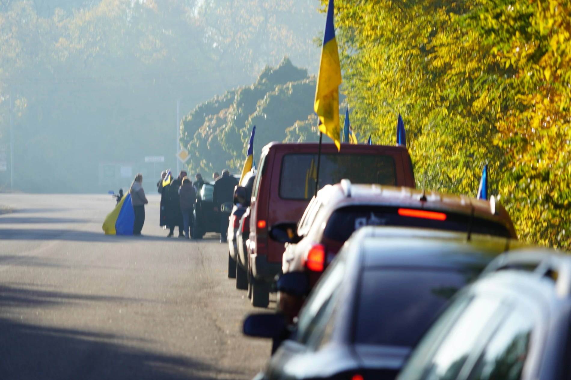 80 субот на площі: у Городку відбувся автопробіг на підтримку родин зниклих безвісти воїнів
