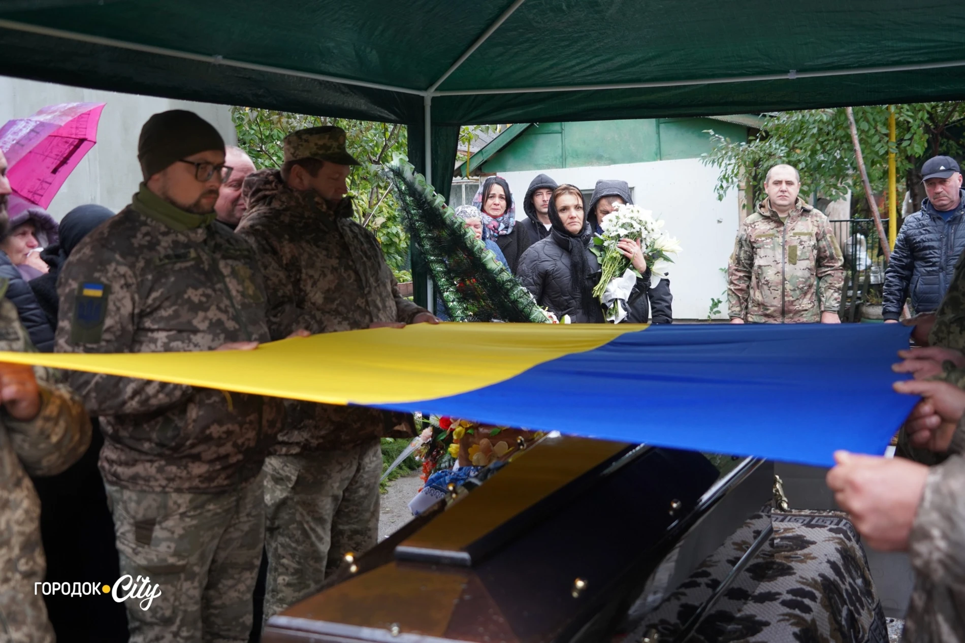 У Городку попрощалися із загиблим захисником Савелієм Грицаєм