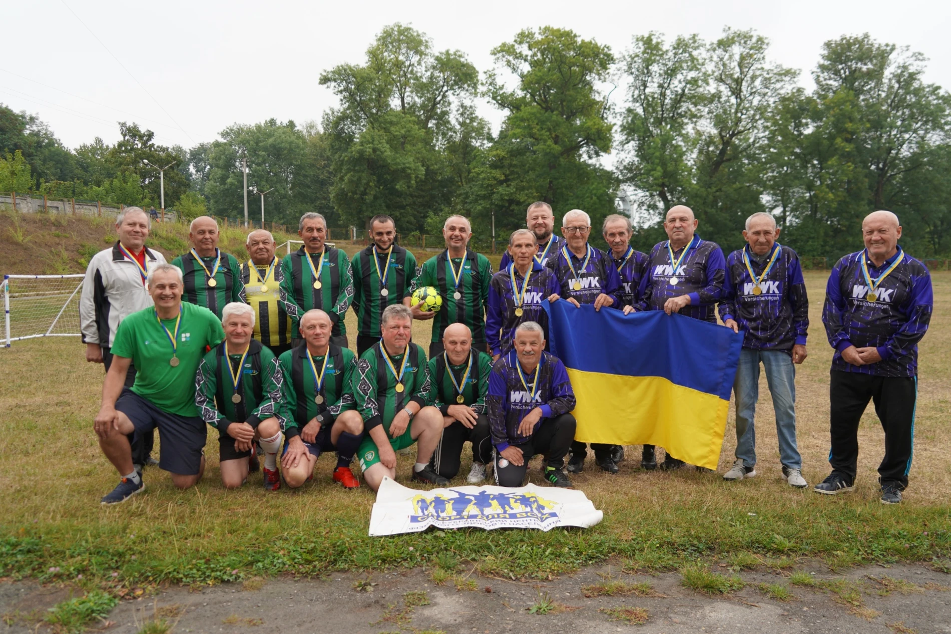 Городоцькі ветерани футболу зустрілися на полі у День фізичної культури та спорту