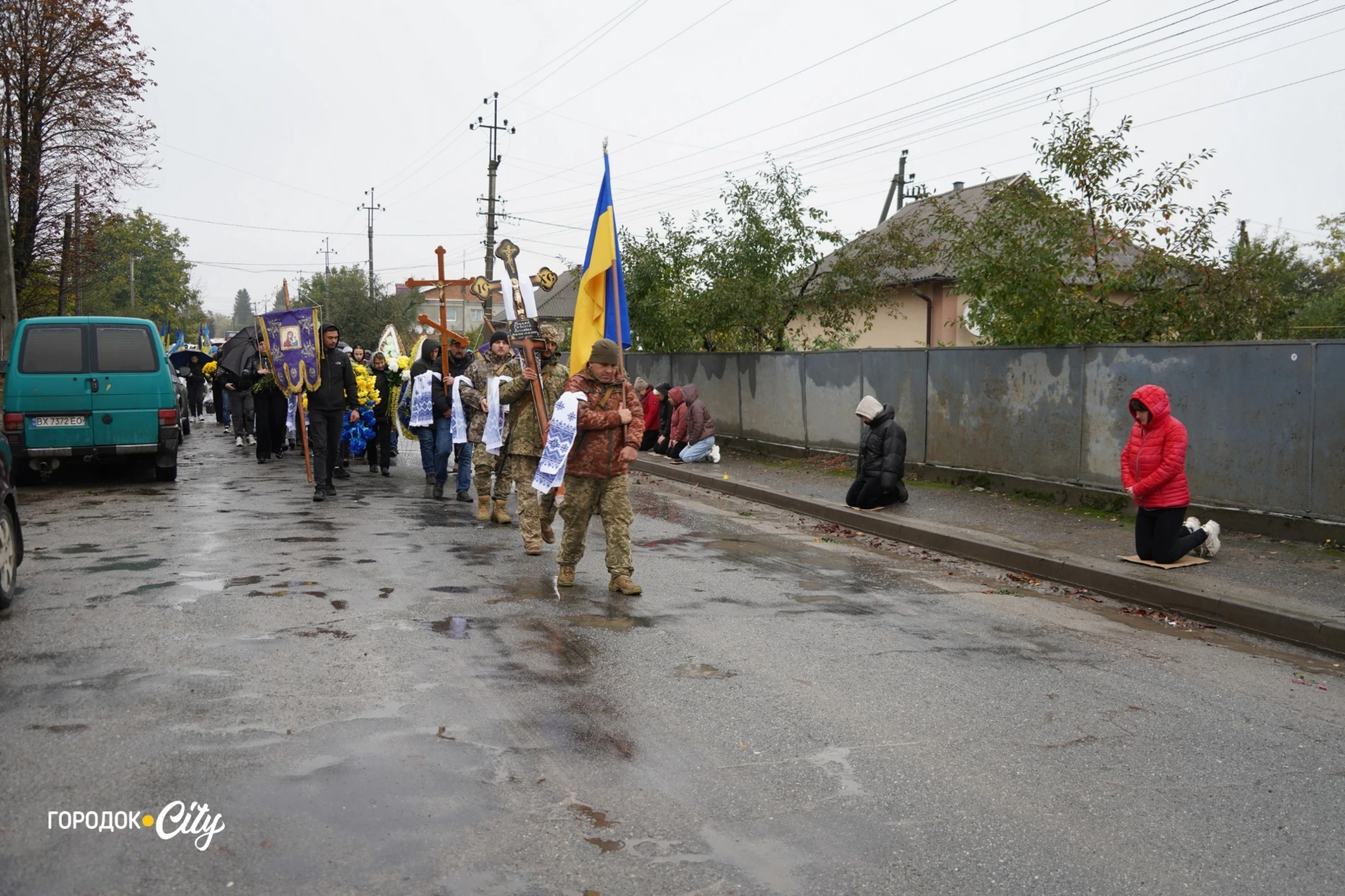 У Городку попрощалися із загиблим захисником Савелієм Грицаєм