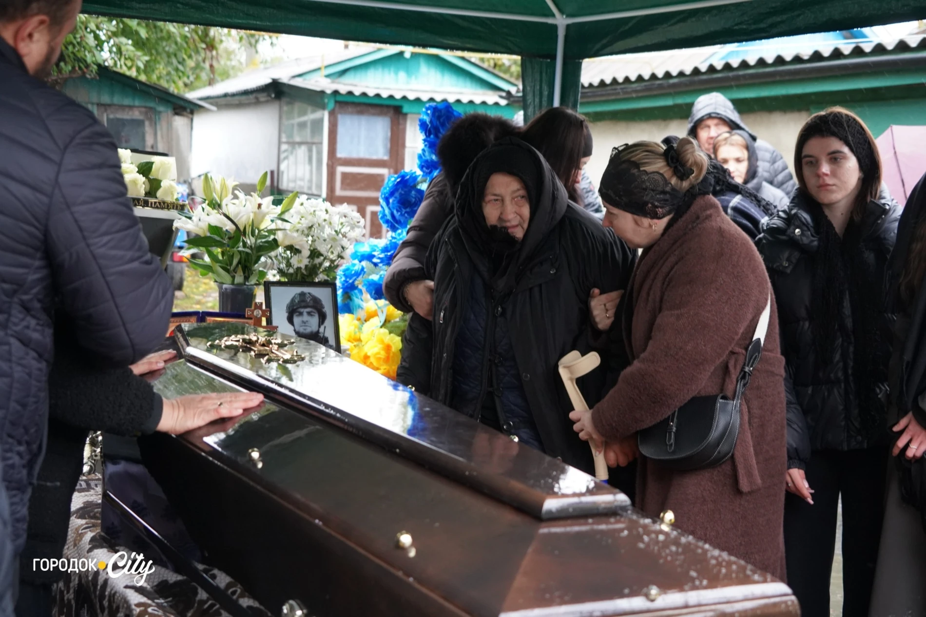 У Городку попрощалися із загиблим захисником Савелієм Грицаєм