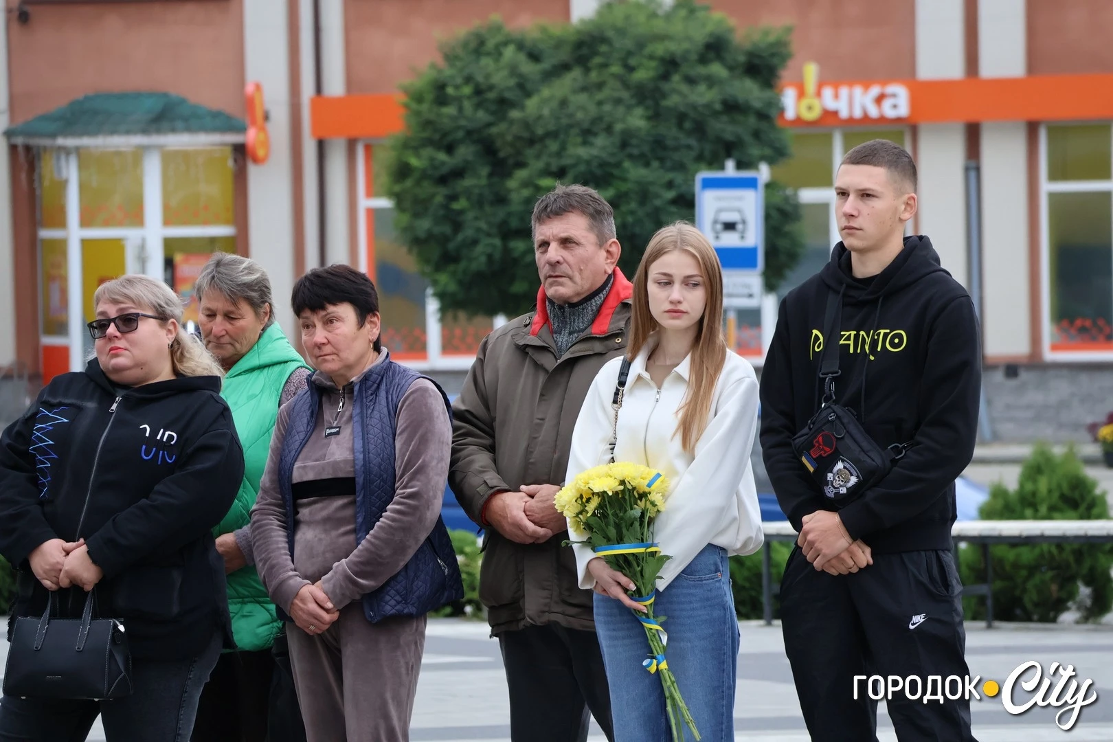 У Городку вшанували пам’ять Богдана Моцного, який рік тому загинув під Покровськом