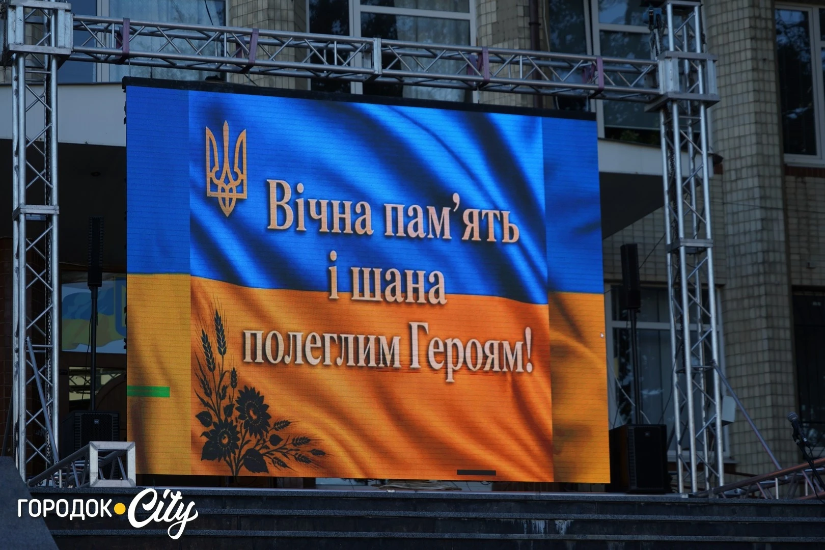 Соняшники для загиблих, голуби для зниклих безвісти: у Городку провели пам’ятну акцію