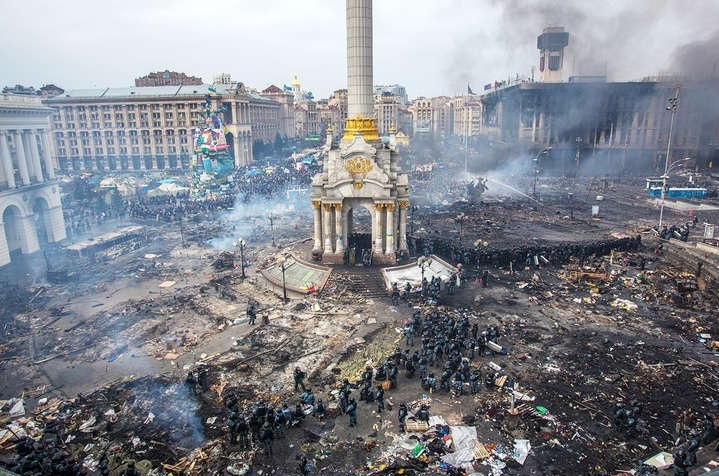 Майдан у часи Революції Гідності.