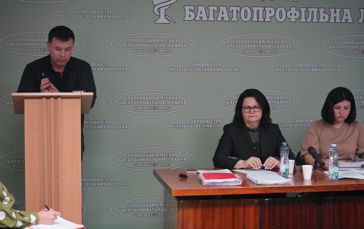Виступ першого заступника голови міськради Артура Косінського