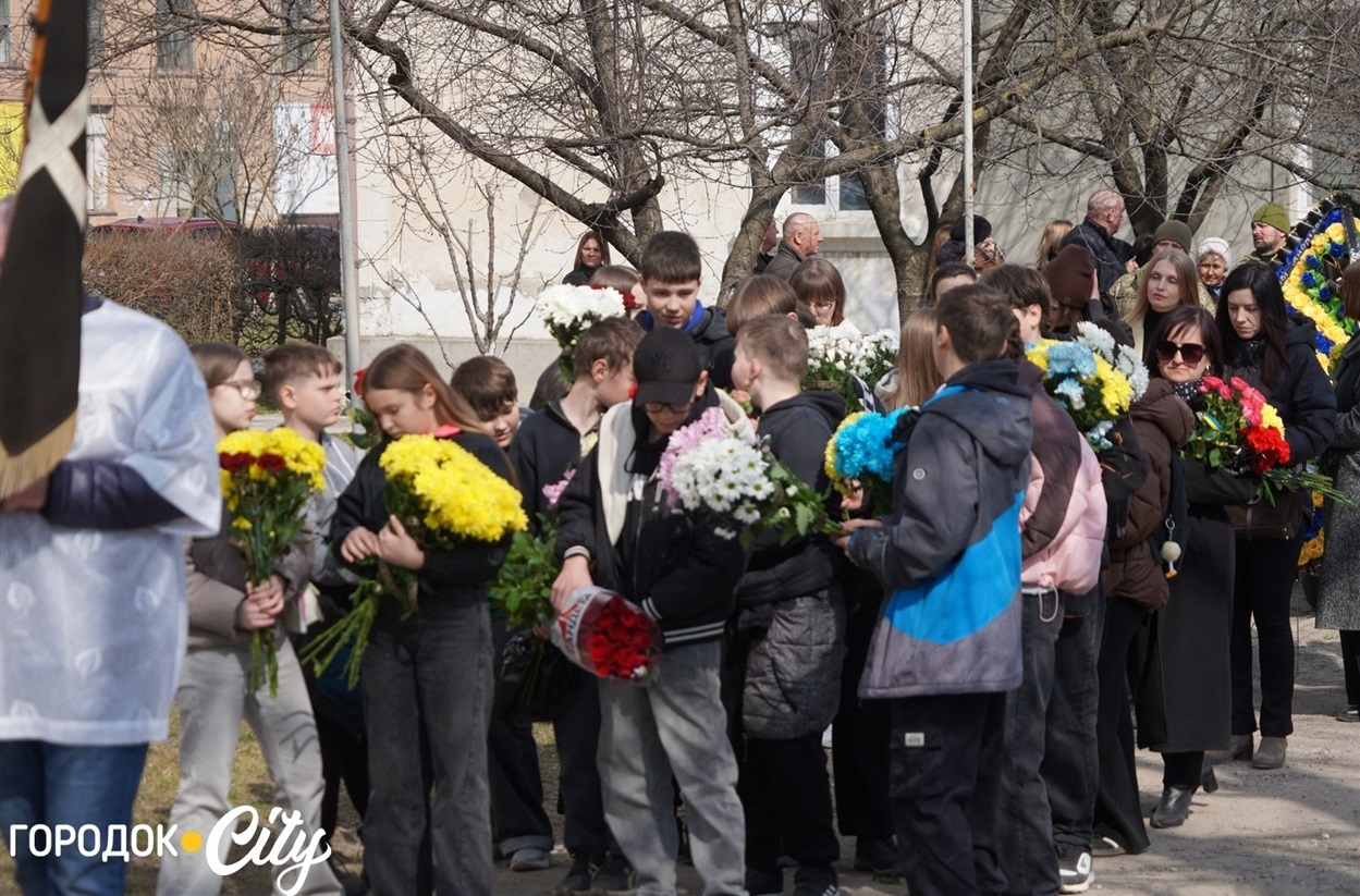 Похорон Андрія Ратушняка в Городку, Хмельницька область, березень 2026