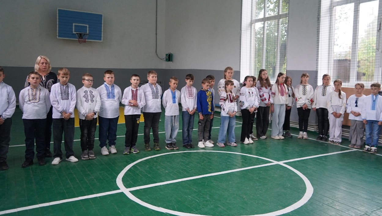 Хвилина мовчання у Городоцькому ліцеї №1