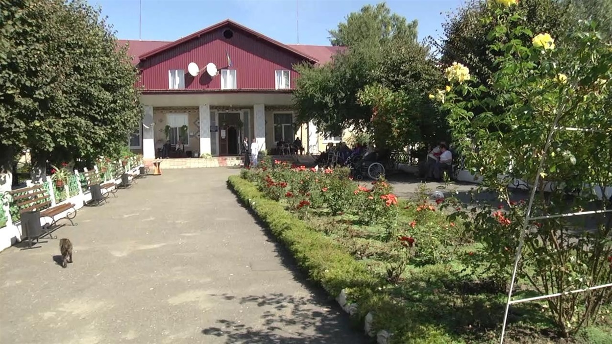 Якось за всім цим не відразу помічаєш вивіску: «Лісоводський будинок-інтернат для громадян похилого віку та осіб інвалідністю».