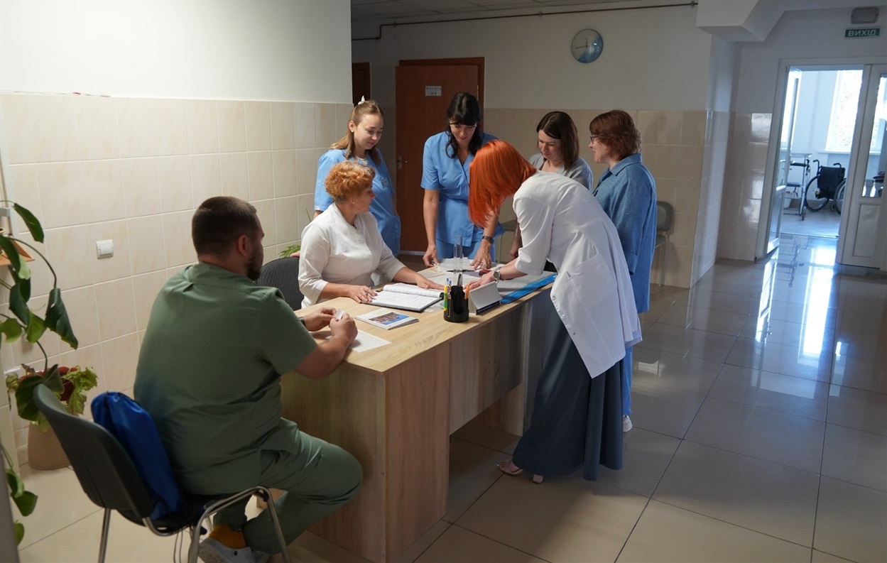 Колектив реабілітаційного відділення Городоцької лікарні