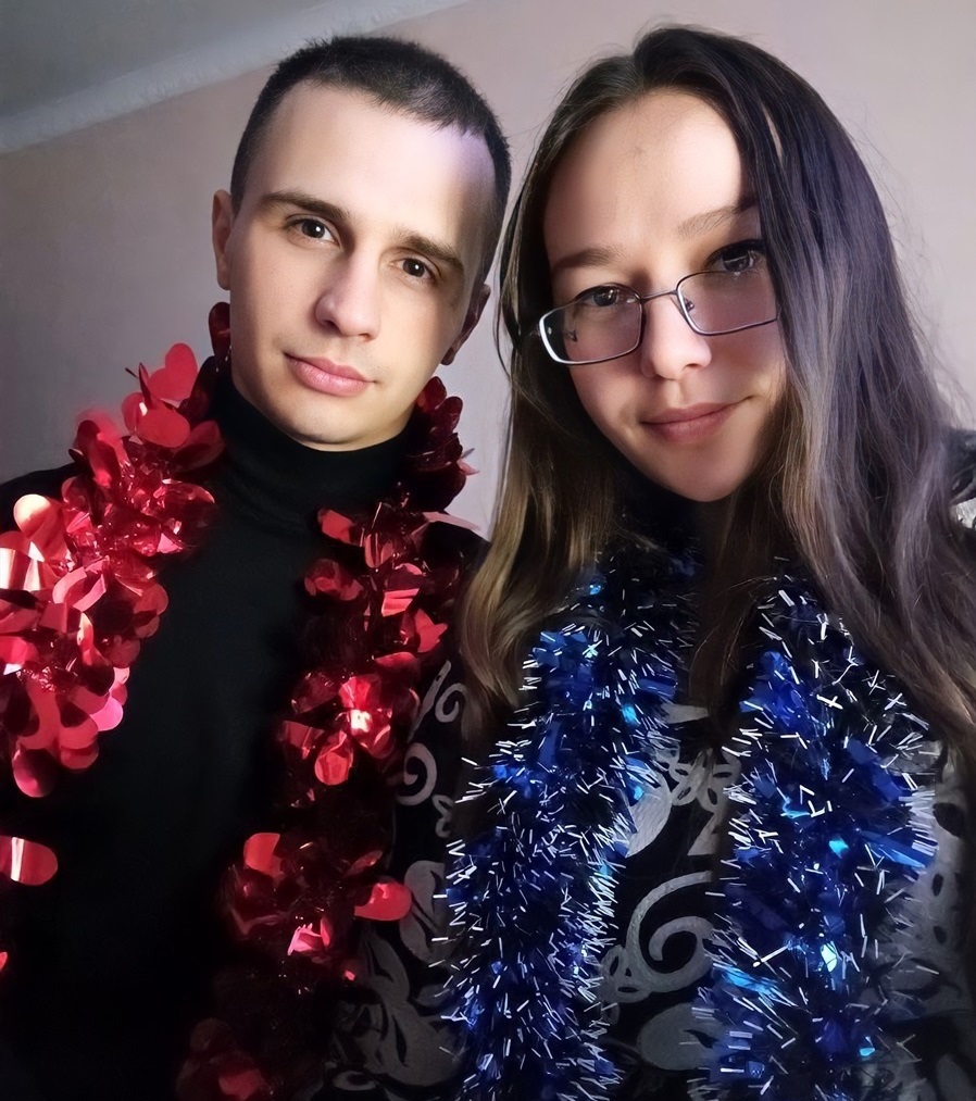 Олександр зі своєю коханою Анастасією