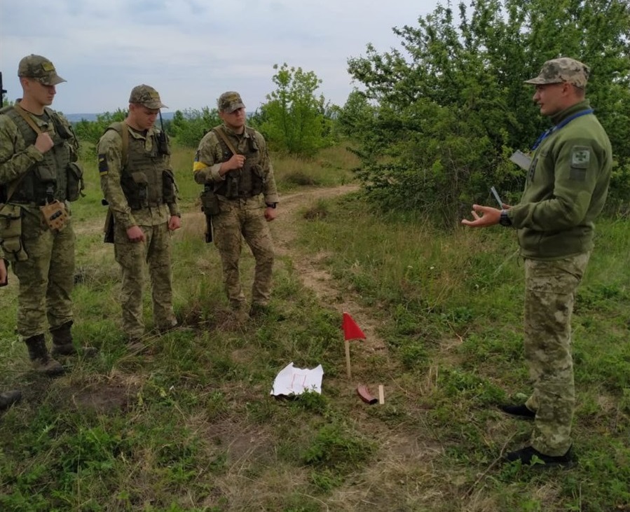 На полігоні під час підготовки висококваліфікованих фахівців прикордонного відомства