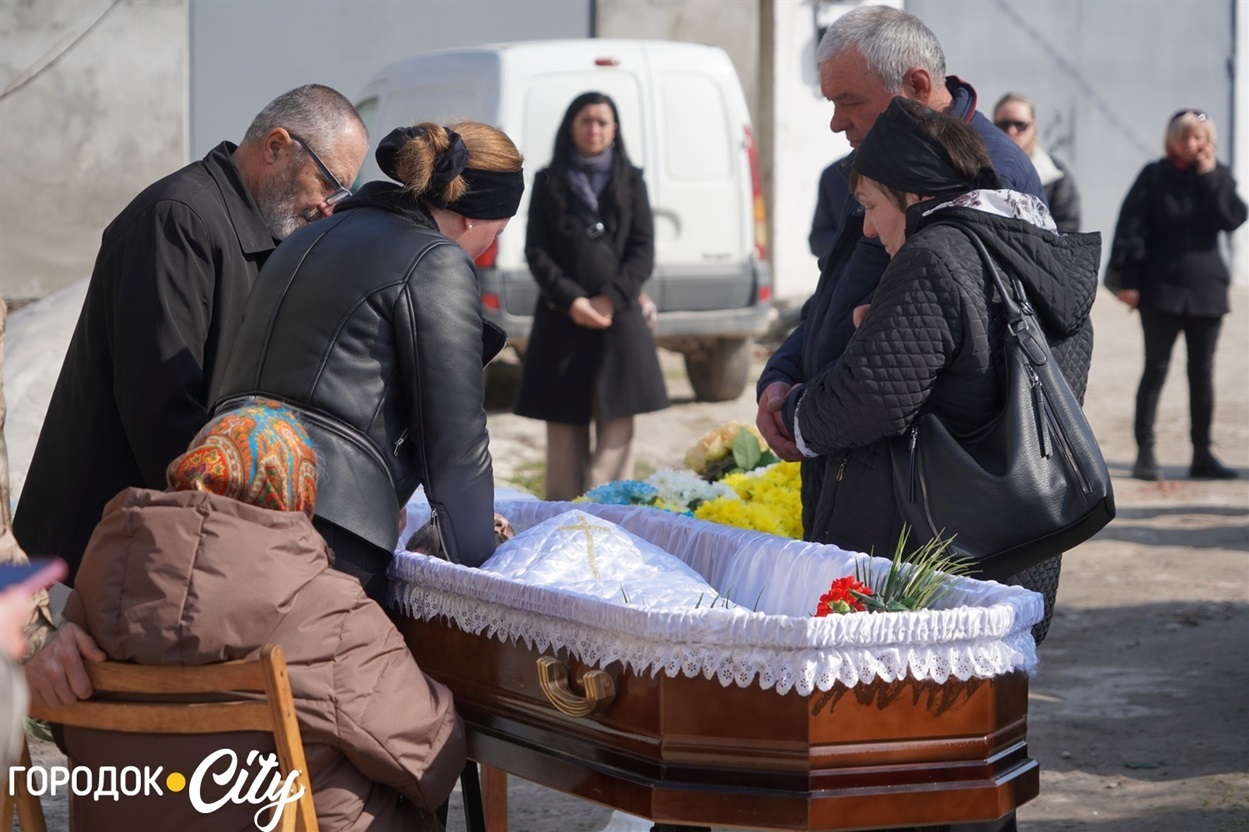 Похорон Андрія Ратушняка в Городку, Хмельницька область, березень 2026