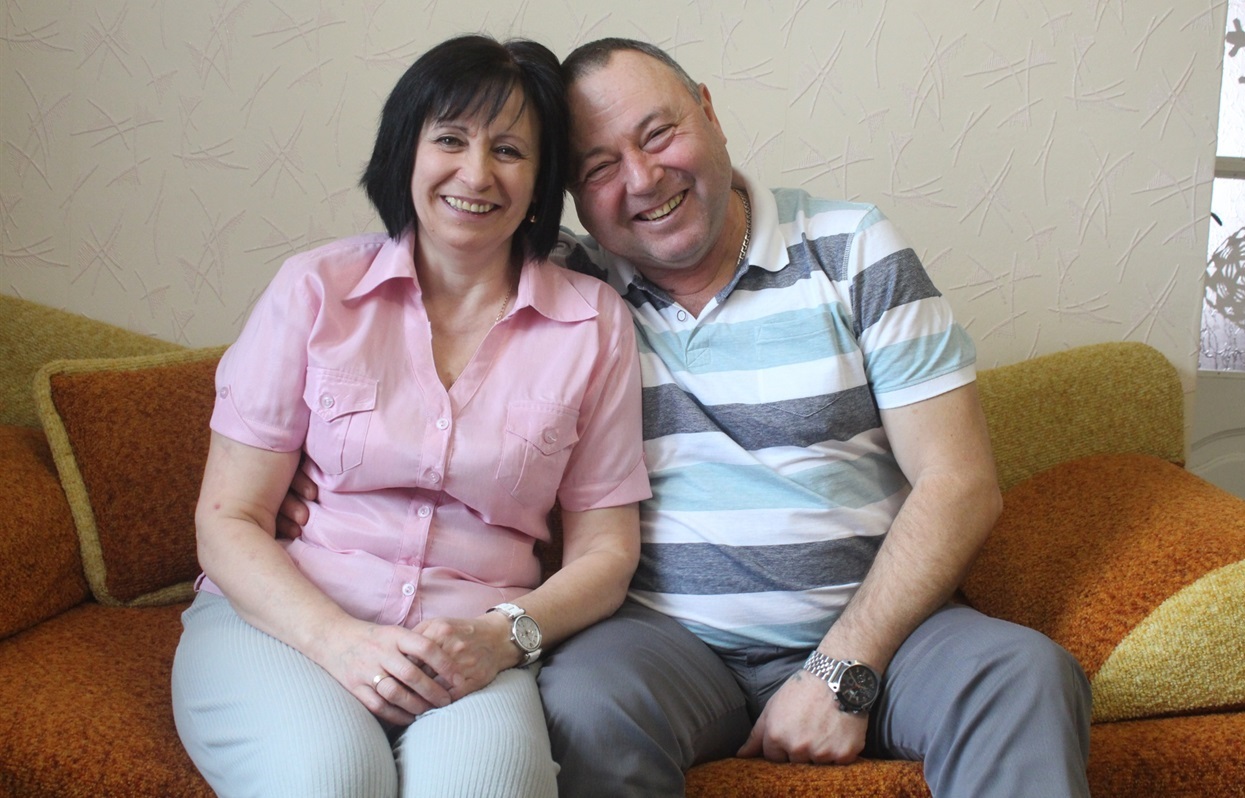 Сергій Кохан разом із дружиною Валентиною.