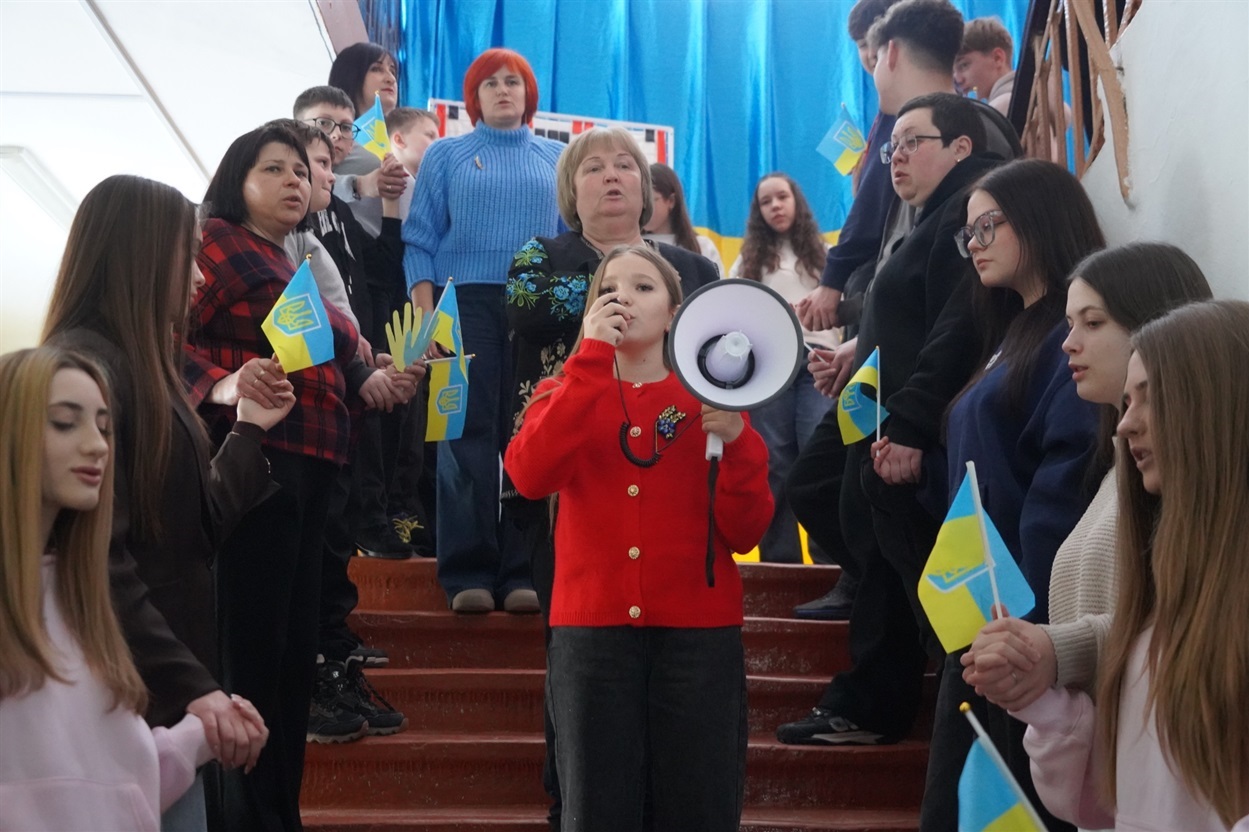 Маргарита Войтко виконує Державний гімн України