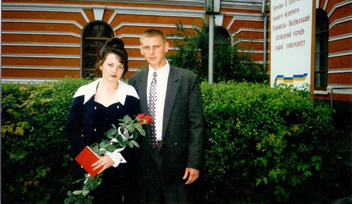 Подружжя Асташенків в інституті