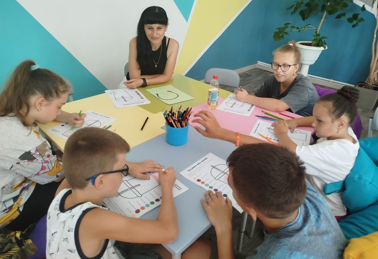 Заняття з дітьми.