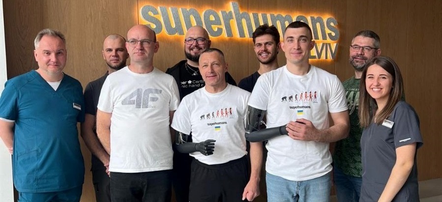 Михайло Янкевич у центрі реабілітації та протезування