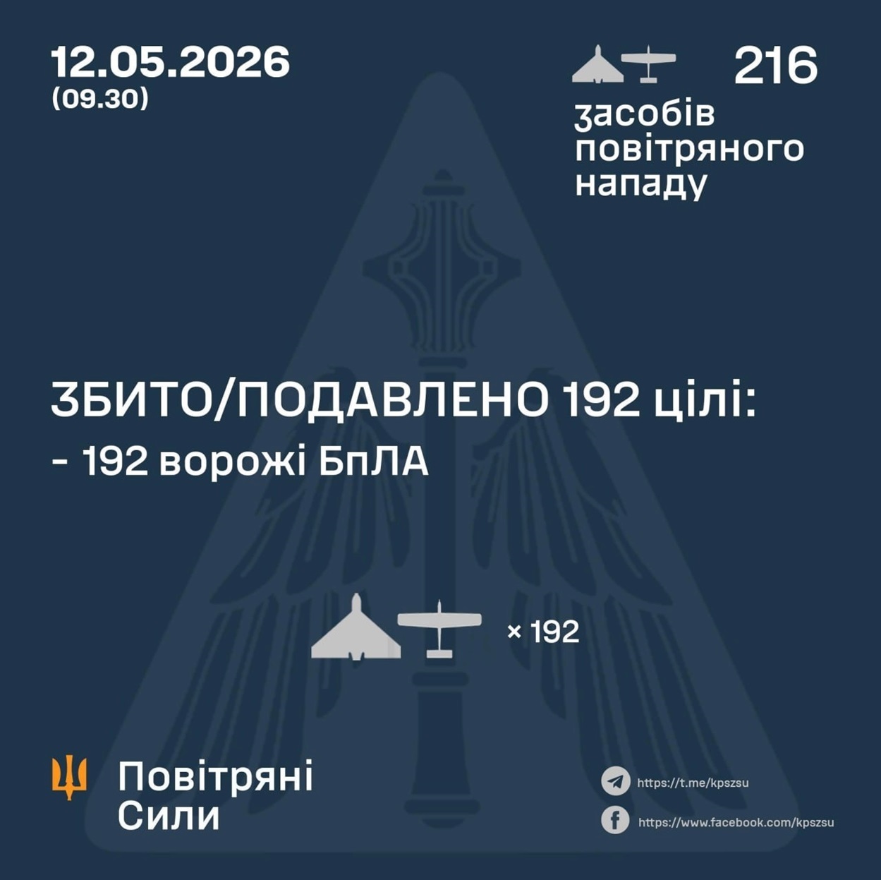 Наслідки ворожої атаки 12 травня. На Хмельниччині збито ворожі цілі, пошкоджено будинки