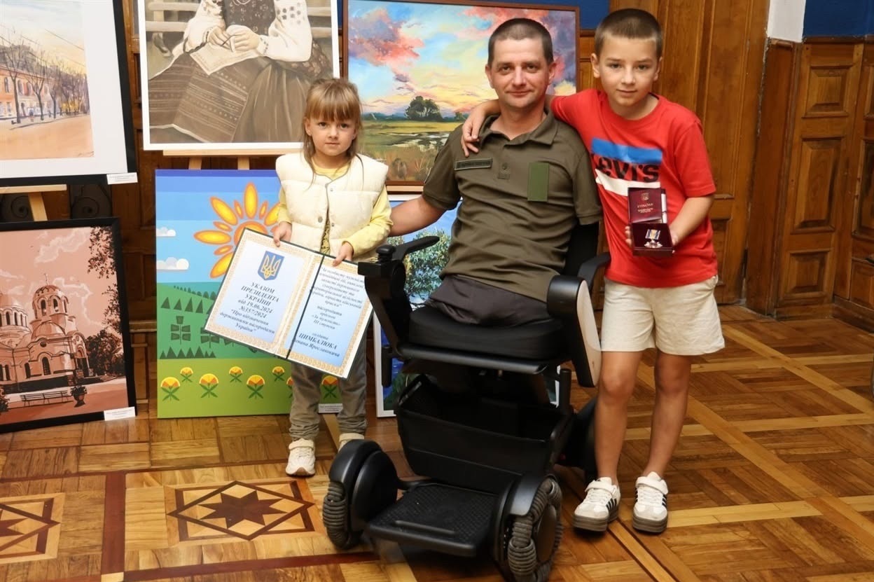 Роман Цимбалюк з дітьми