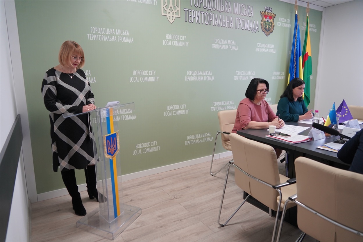 Валентина Світана на сесії Городоцької міської ради.
