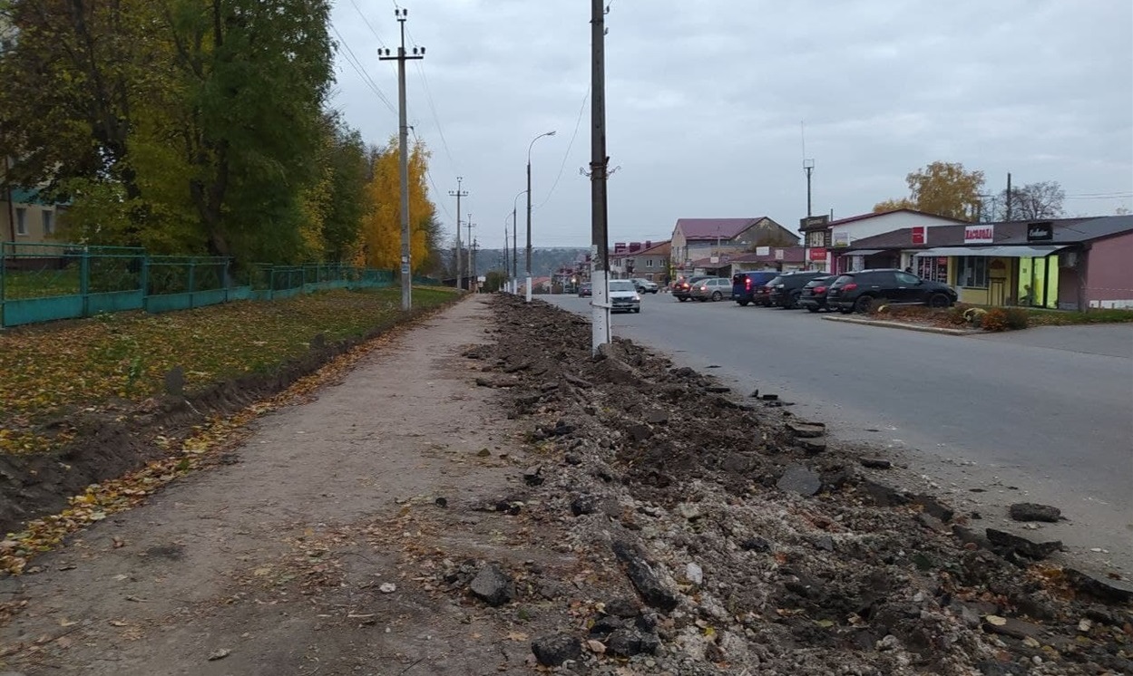 Вулиця Шевченка у Городку.