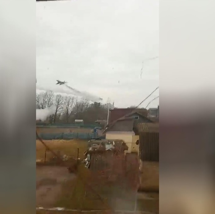 Ракетна атака із неба селища Новотошківське.
