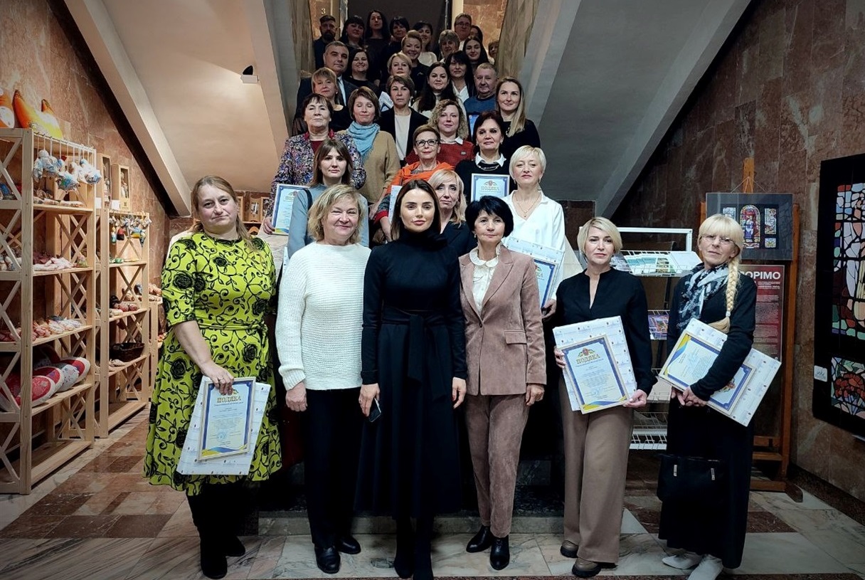 Під час нагородження переможців конкурсу