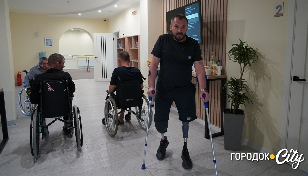 Віктор Фандира у Вінницькому реабілітаційному центрі.
