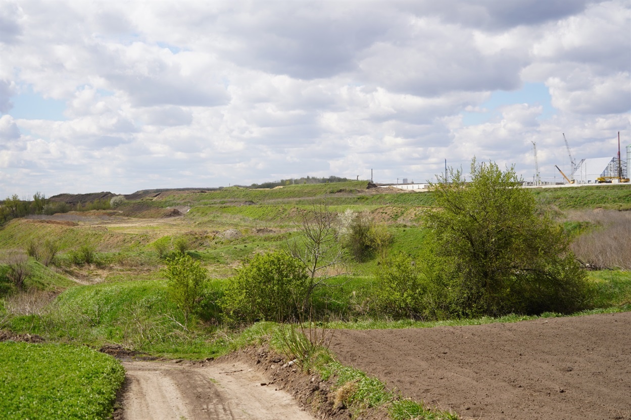 Ділянка, де планують побудувати очисні 