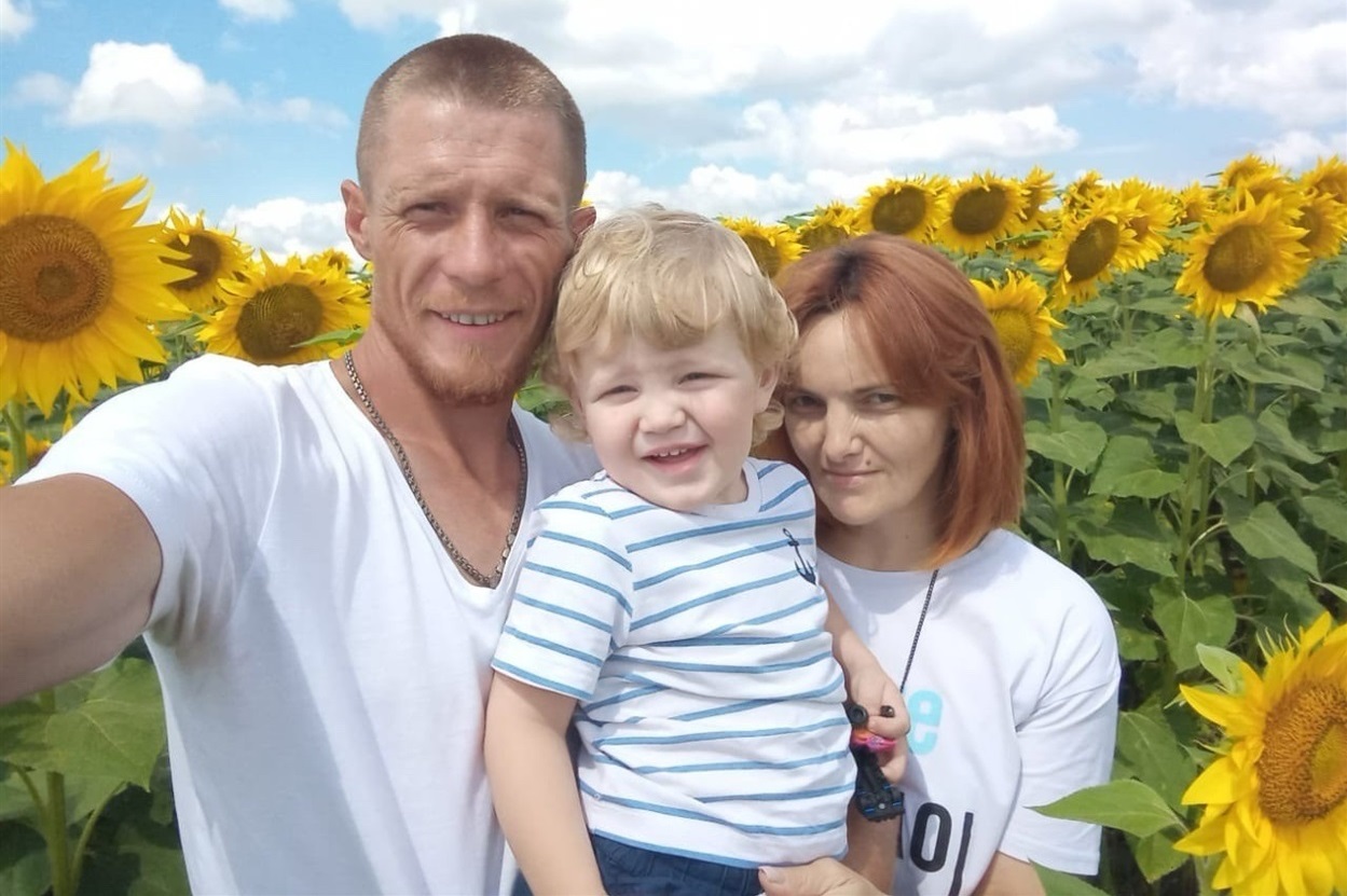 Руслан Зеленков з родиною