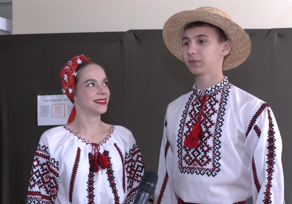 Олексій Гірник із напарницею по танцю.