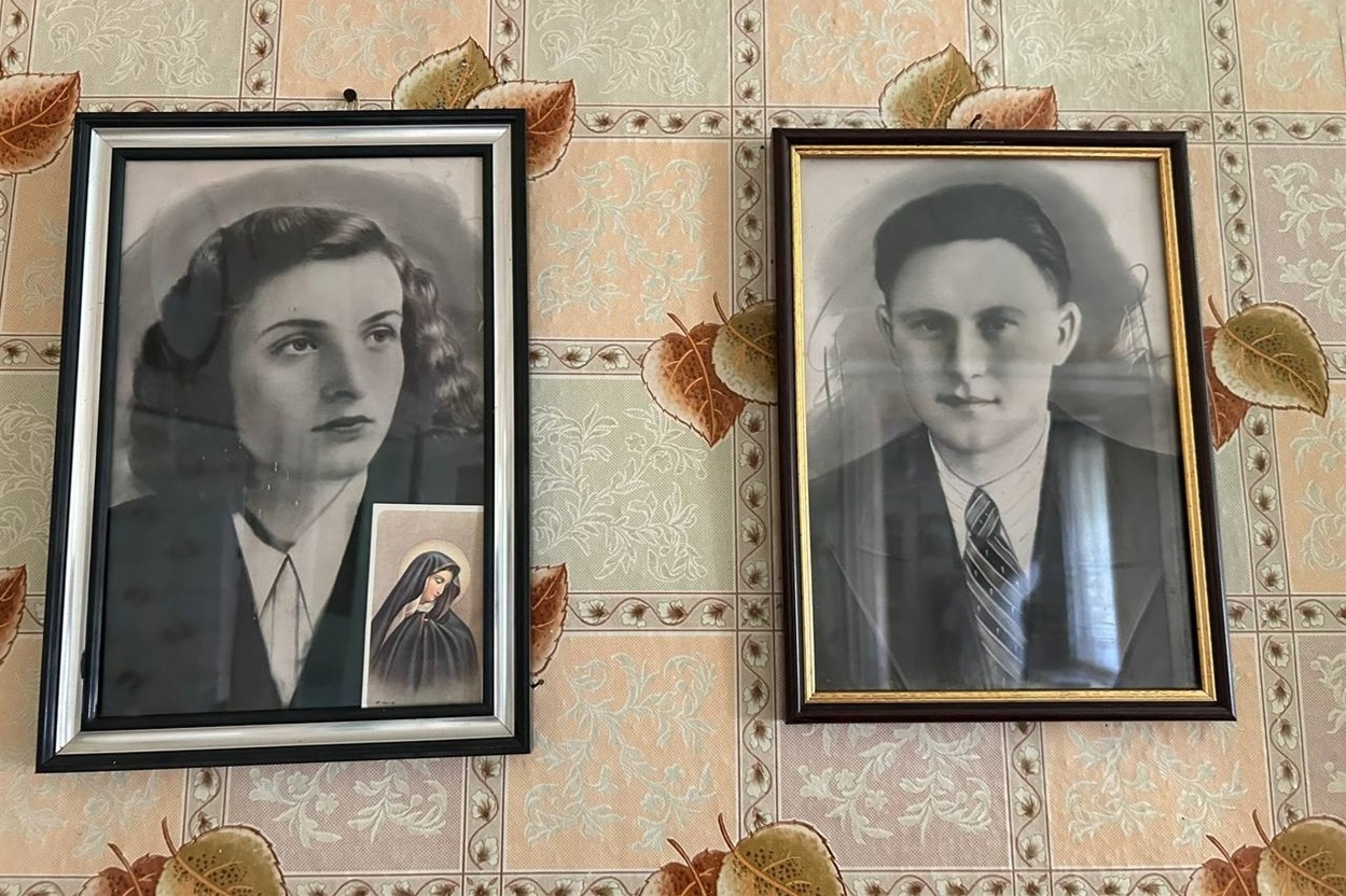 Фотографії молодого Володимира Шевченка та його дружини Владислави. 