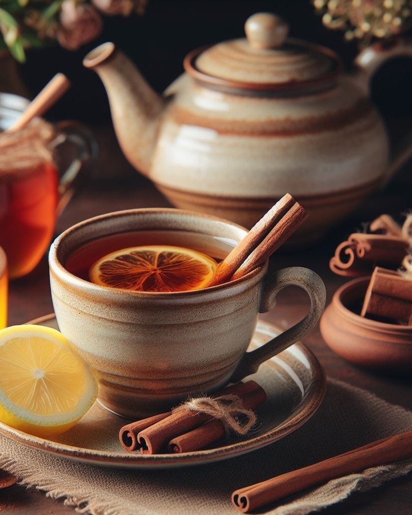 Чай з корицею
