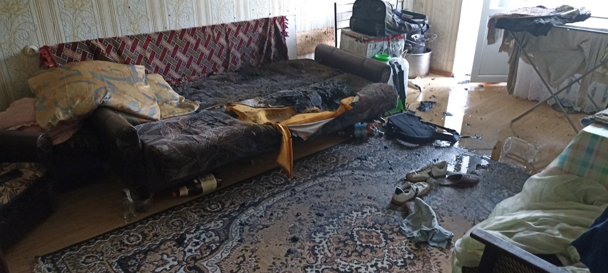 Пожежа у житловій квартирі у Городку. 