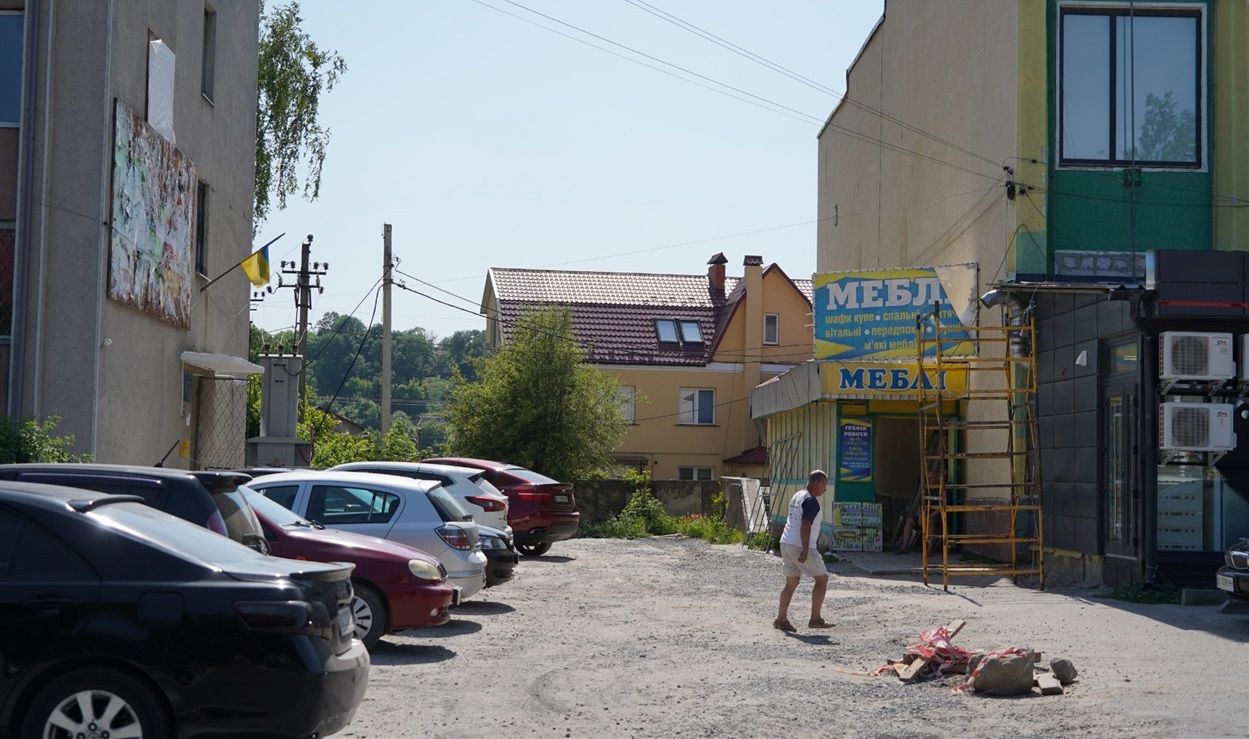 Вулиця Грушевського у Городку. 
