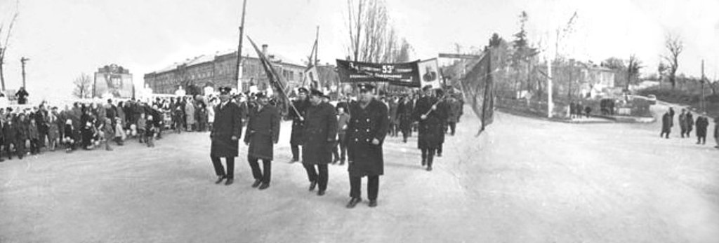 Вид на вулиці Шевченка та Ванагса.
