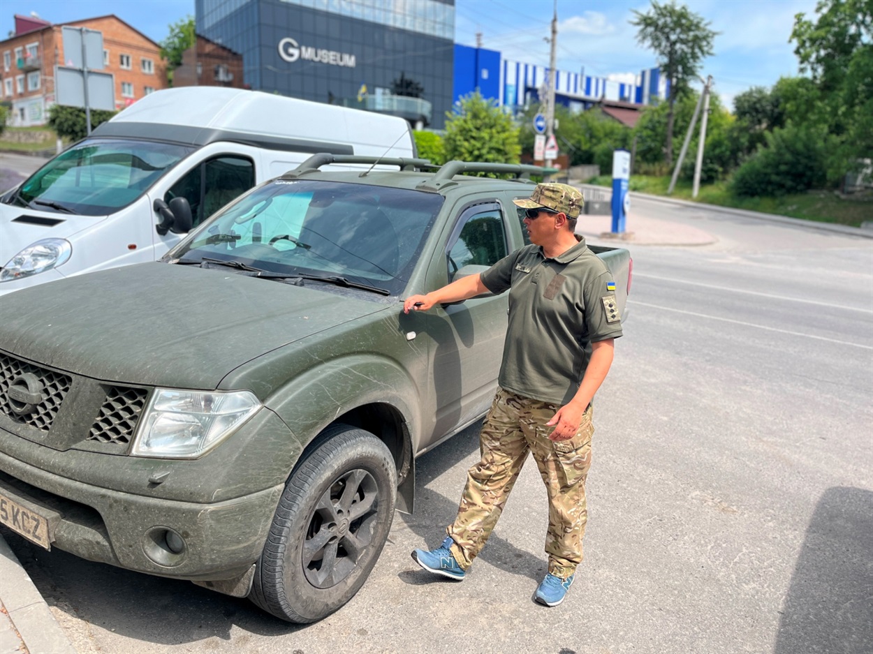 Саме на цей автомобіль бійці з підрозділу Сергія Ковацького збирають кошти.