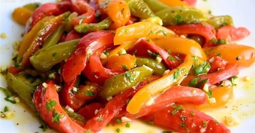 Тушкований болгарський перець