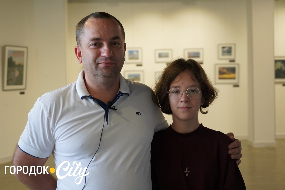 Степан Ярчук із донькоою  Анною.