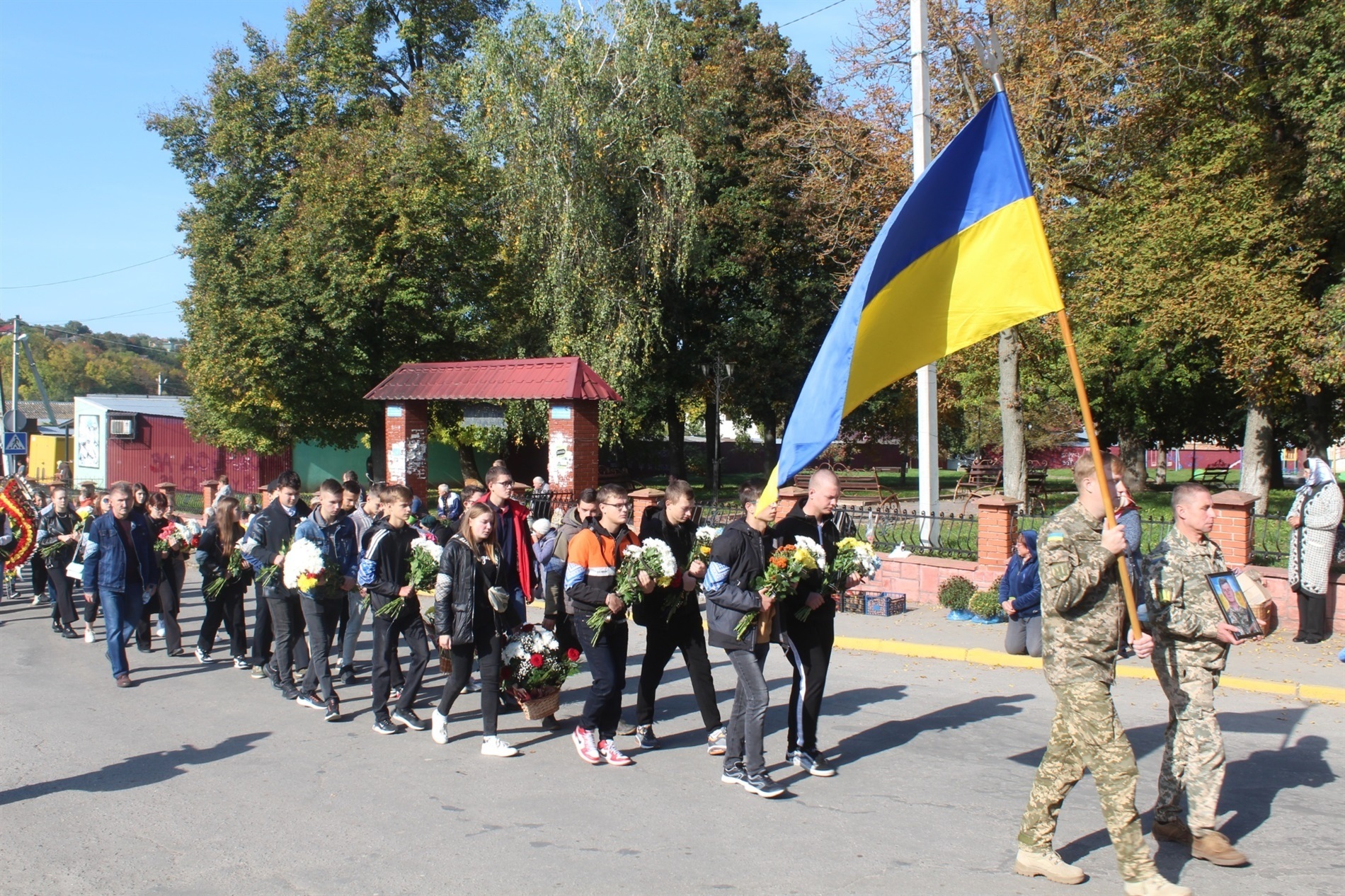 У Городку вшанували пам'ять загиблих захисників Павла Даця та Олександра Сельського