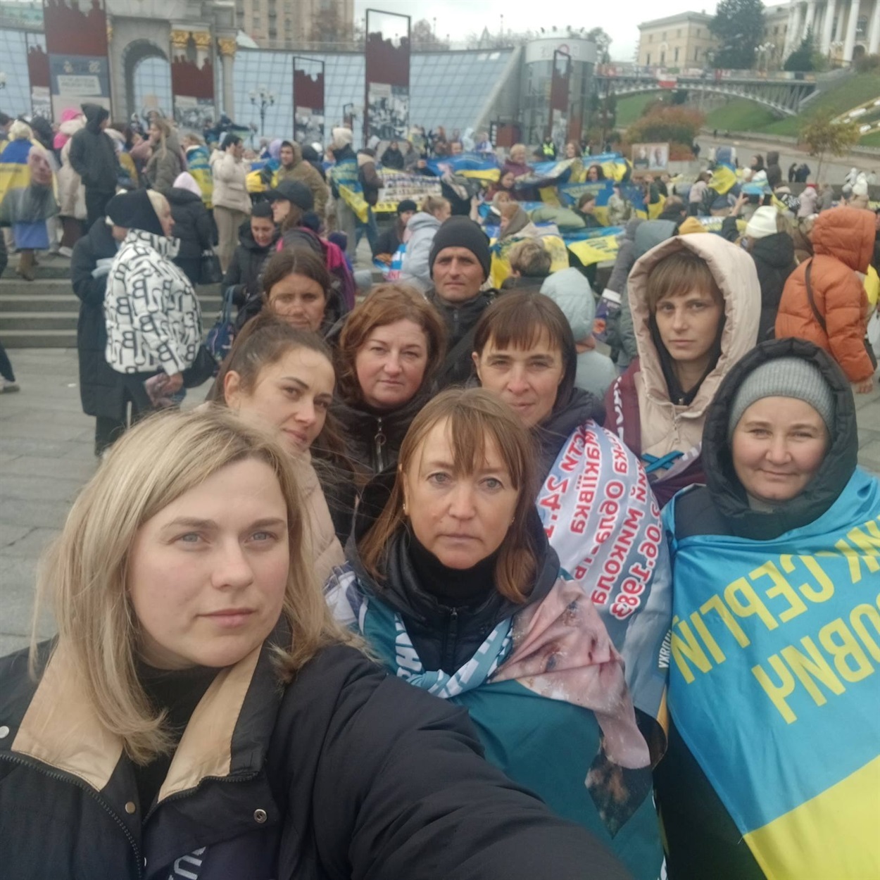 Городоччанки на акції в Києві.