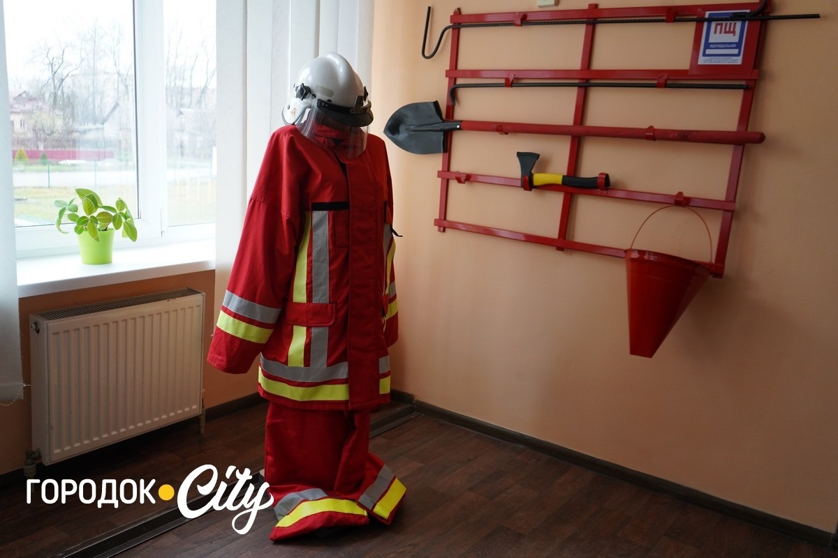 Куток, присвячений пожежній безпеці.