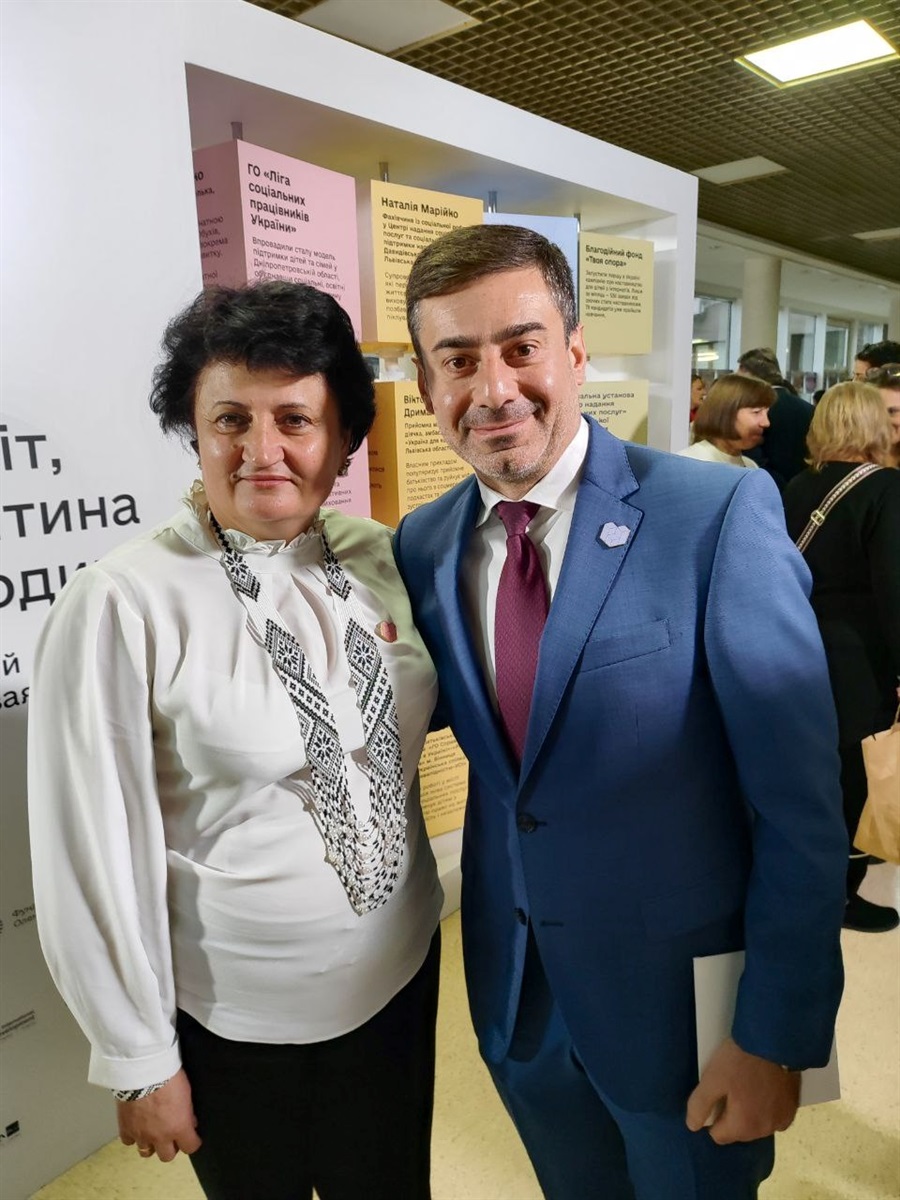 Ольга Бистрицька та Дмитро Лубінець, Уповноважений ВРУ з прав людини.