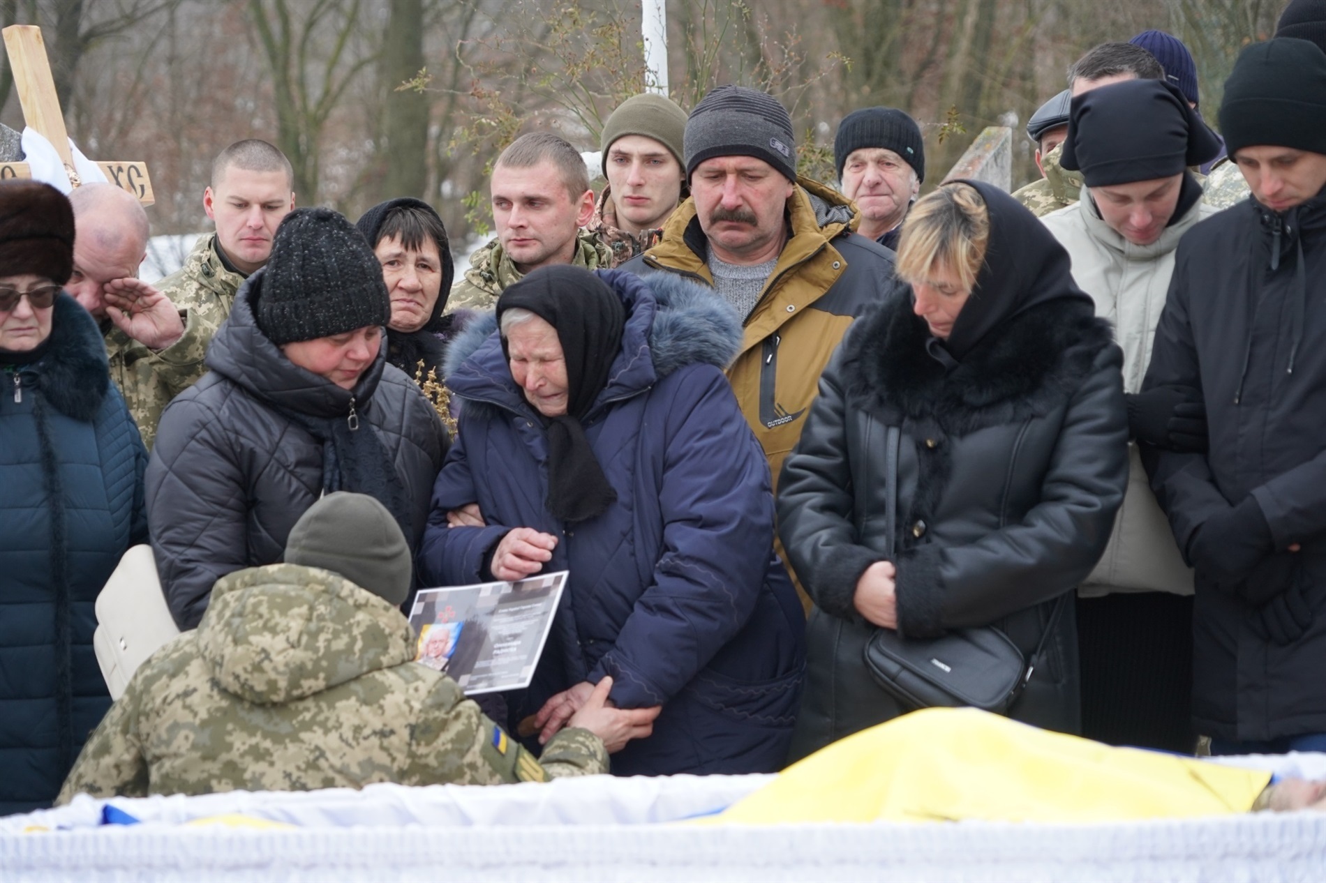 У Городку вшанували пам'ять воїна Олександра Раднюка, який загинув на Донеччині у 2023 році