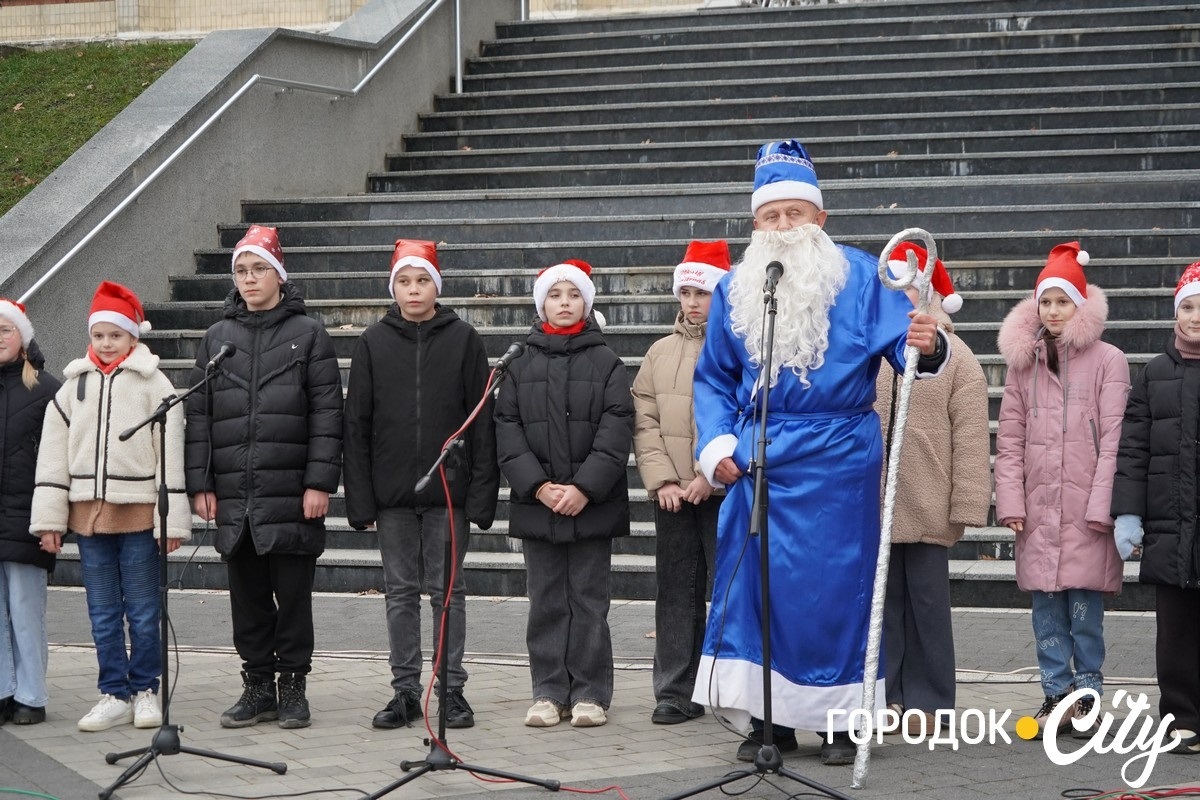 Дитинство має тривати. У Городку урочисто відкрили головну ялинку громади