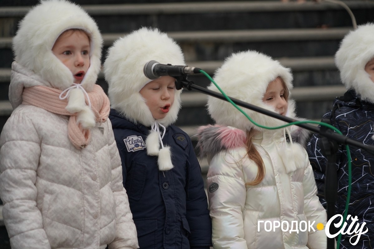 Дитинство має тривати. У Городку урочисто відкрили головну ялинку громади